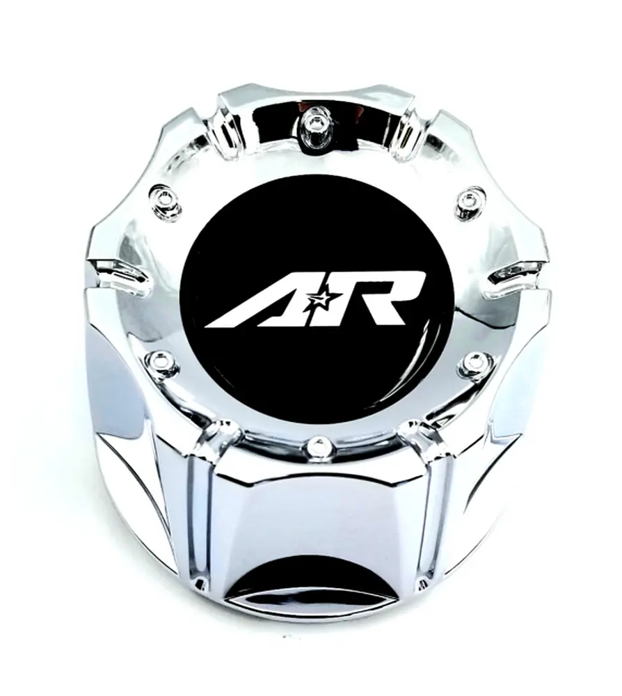 Ar Cap 3.42'' Chrome Snap In Plastic 1