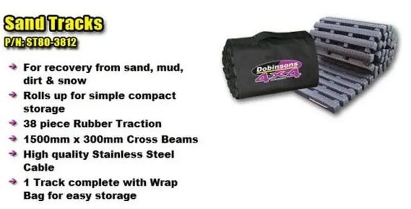 Dobinsons Roll Up Sand Track (Single) - St80-3812 1