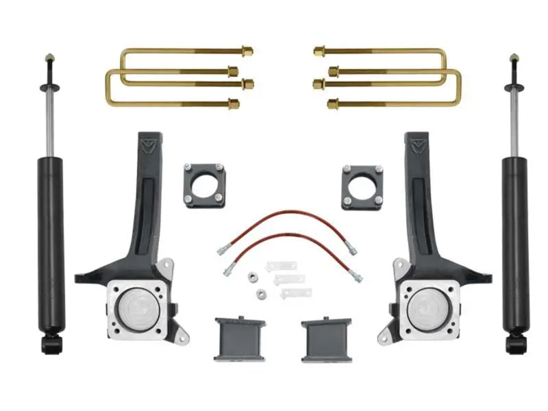 Maxtrac 07- 18 Toyota Tundra 2Wd 6In/4In Maxpro Spindle Lift Kit W/Maxtrac Shocks 1