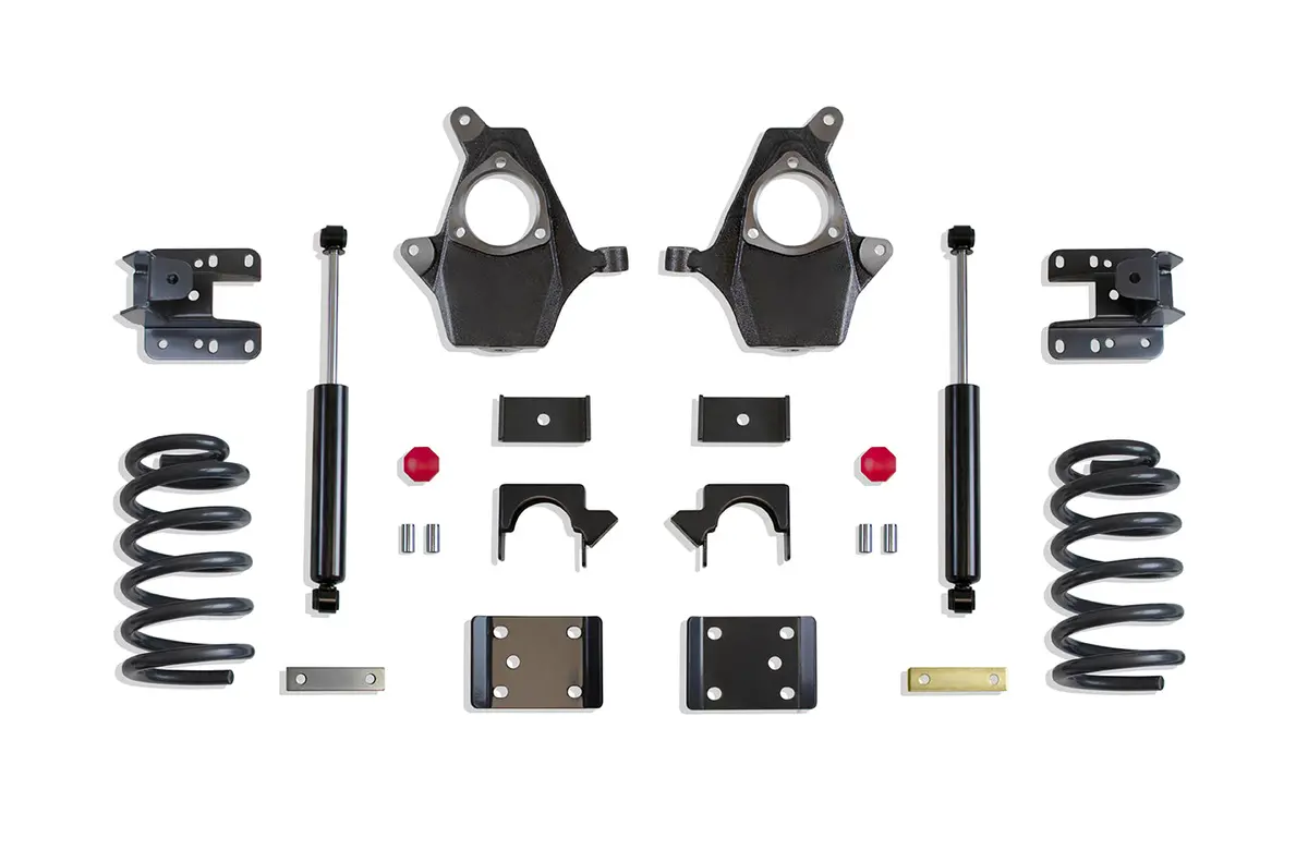 4"/6" Lowering Kit (Spindles, Coils, Single Cab, Cast Steel Arms) 1