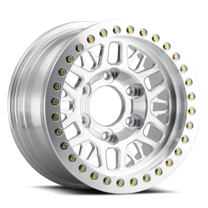 Raceline Rt951f Ryno 17X9in / 8X165.1 Bp / -12Mm Offset / 130.81Mm Bore - Machined Beadlock Wheel 1