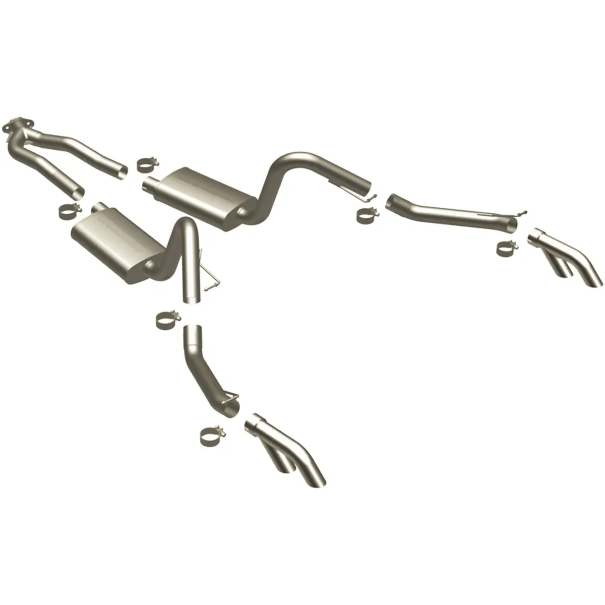 Magnaflow Street Series Stainless Cat-Back System 1