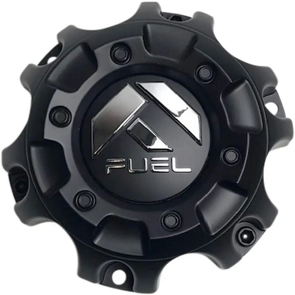 Fuel Matte Black 6 Lug Cap-Short (1.35") 1