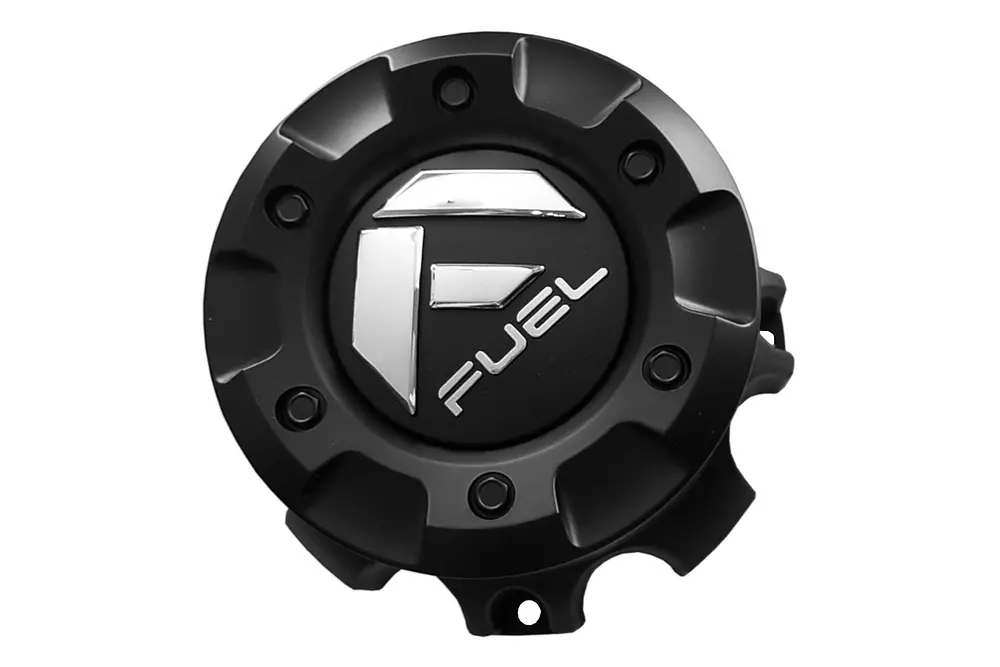 Fuel Black 8 Lug Cap-Tall 1