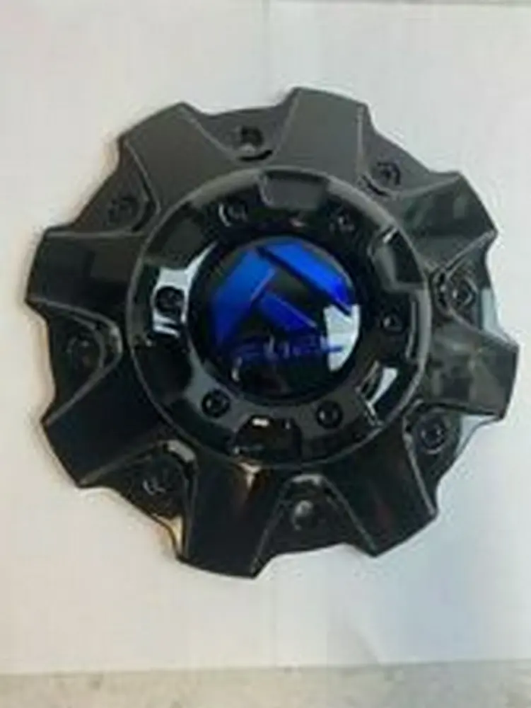 Fuel Matte Black Cap Red Logo - 5/6 Lug 1