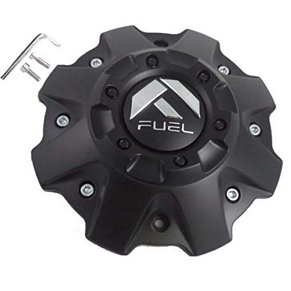 Fuel 5/6 Lug Mt-Blk Cap (Flat Bottom) 1