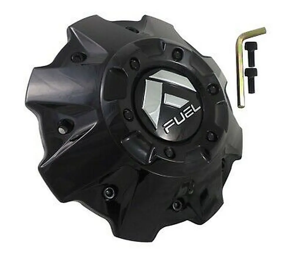 Fuel Gloss Black Cap (Flat) Black Bolts 1