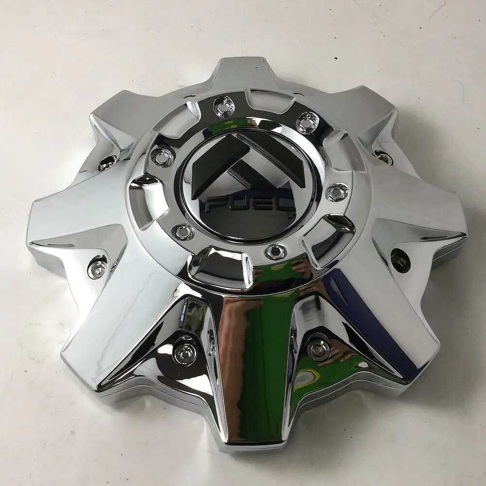 Fuel 8Lug Cap W/ Riser Chrome 1
