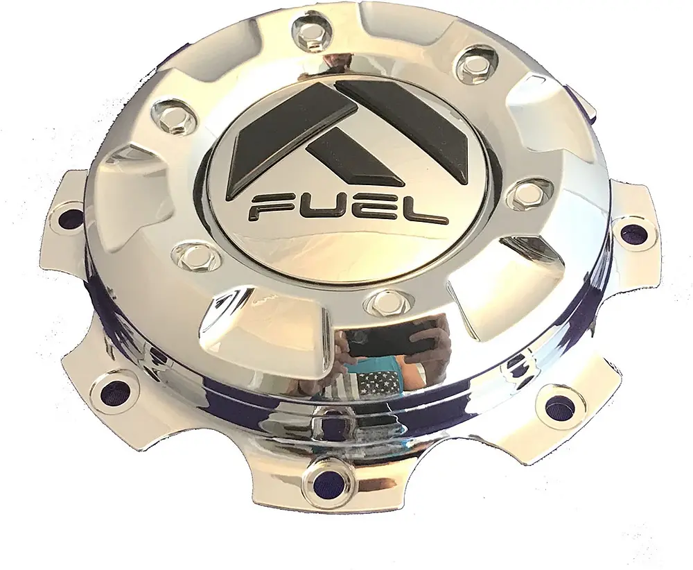 Fuel Dualie Cap-Front Chrome For 17/82 1