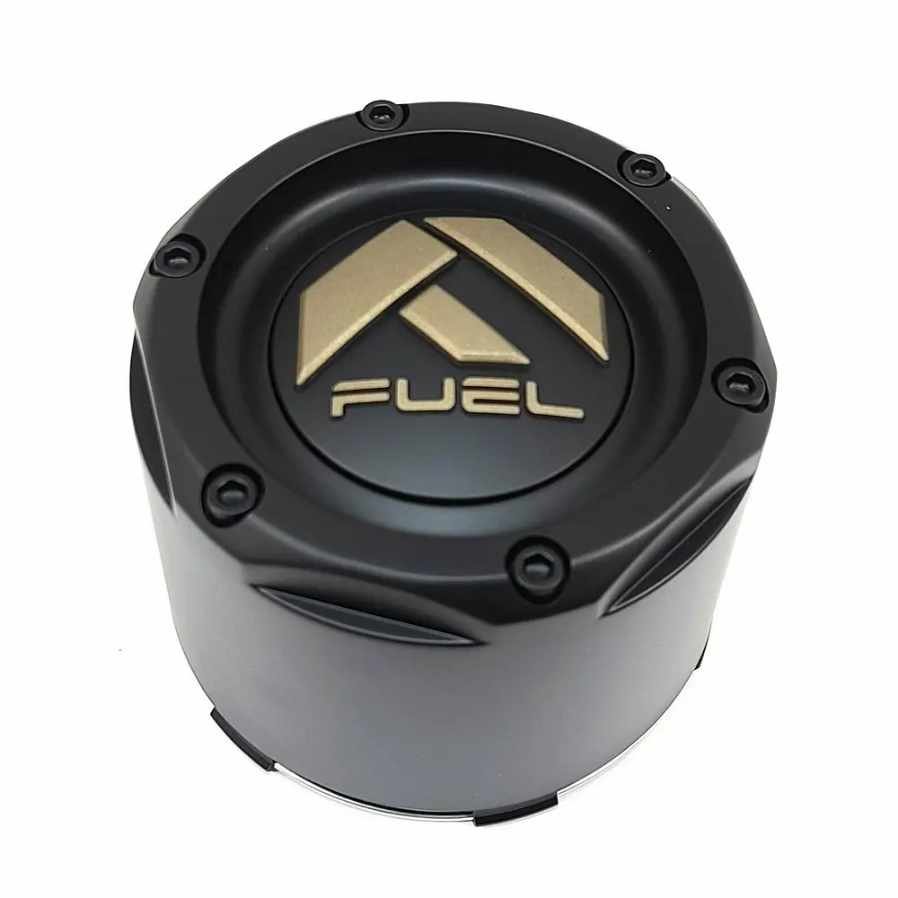 Fuel Matte Blk/Brz Snap In Cap For 8X6.5 1