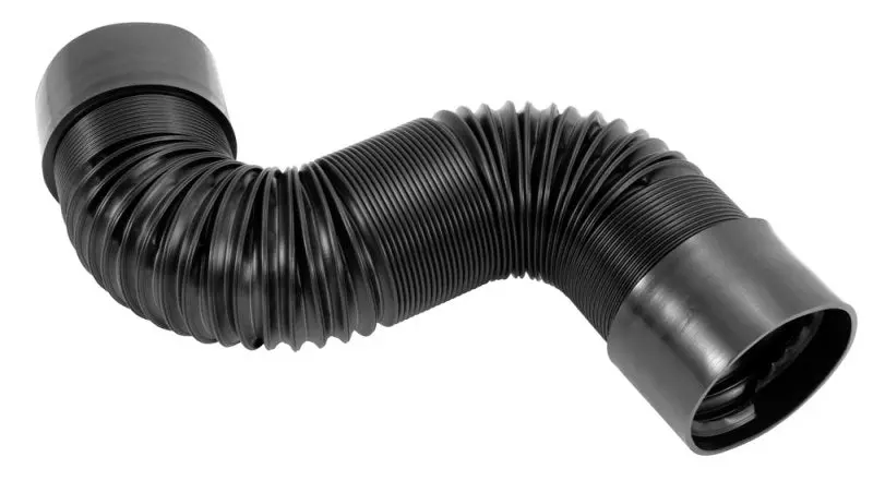 Spectre Air Duct Hose Kit 4In. Od (41In. Ducting / 2 Threaded Pvc Couplers) - Black 1