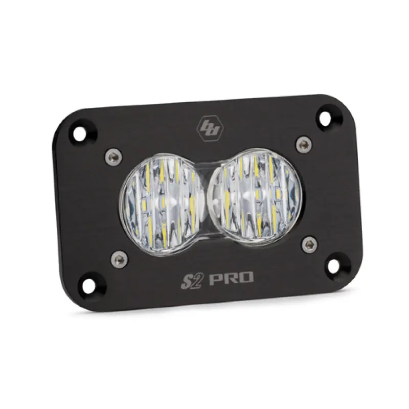 Baja Designs S2 Pro Flush Mount Wide Cornering Pattern Led Work Light - Clear 1