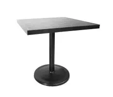 Monaco 31'' Square Pedestal Bar Table 1