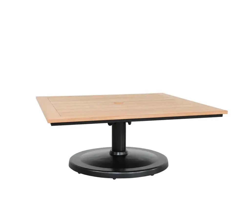 Skye 42" Square Pedestal Coffee Table 1