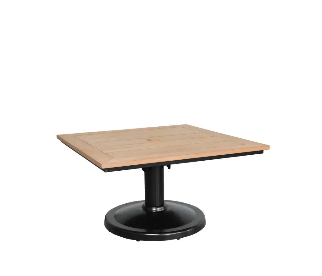 Skye 32" Square Pedestal Coffee Table 1