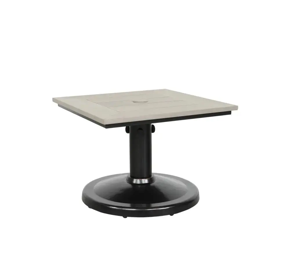 Skye 24" Square Pedestal Side Table 1