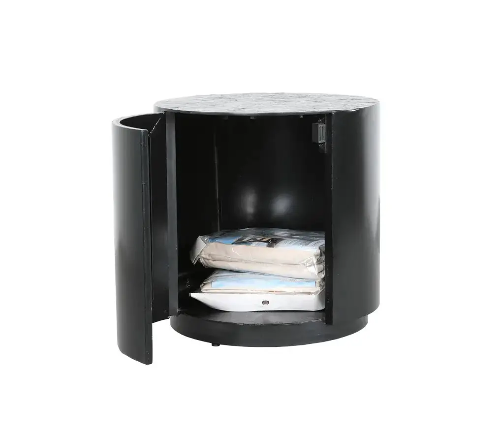 Mesa 18" Round Storage Side Table 1