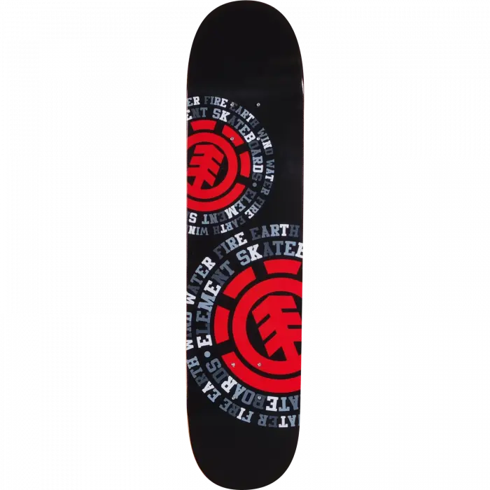 Element Dispersion 7.5" Black Skateboard Deck 1