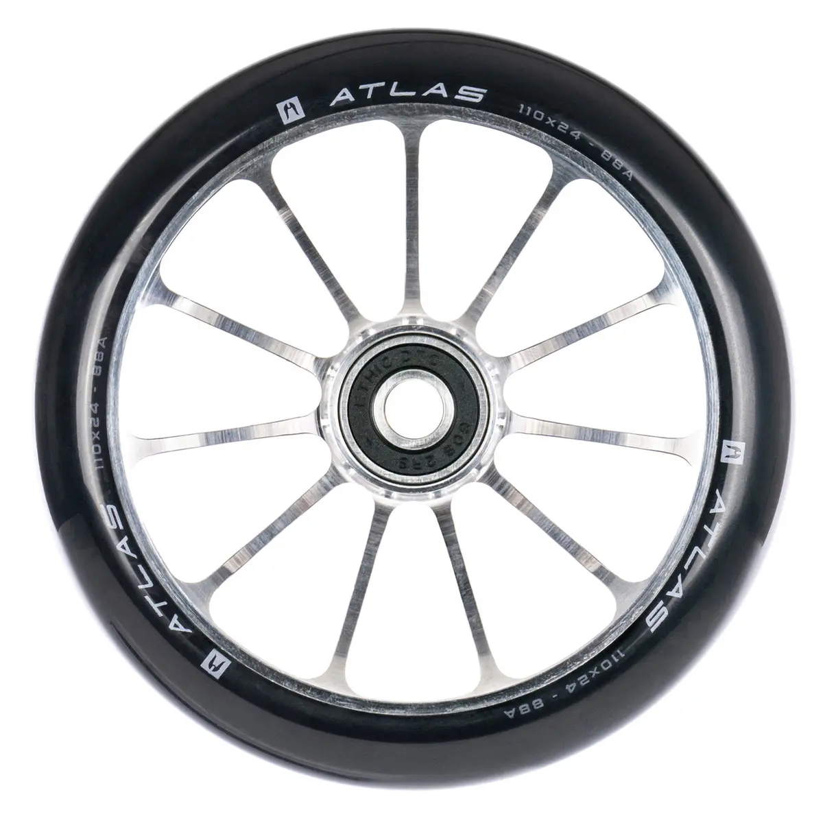 Ethic Atlas Scooter Wheel - 110Mm - Black / Raw 1
