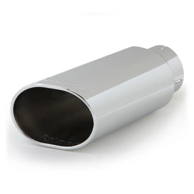 Banks Power Tailpipe Tip Kit - Ss Obround Slash Cut - Chrome - 4In Tube - 5In X 6In X 14In 1