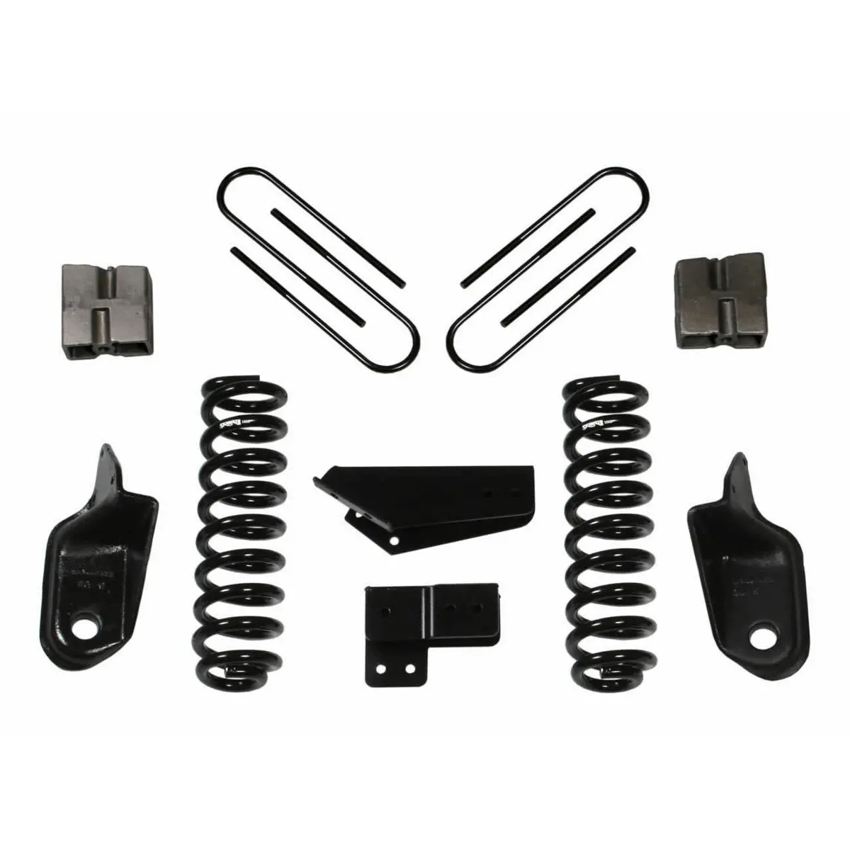 Bronco Lift Kit 4 Inch Lift 80-96 Bronco Includes Front Coil Springs Brackets Rear U Bolt Kit Rear Block Skyjacker 1