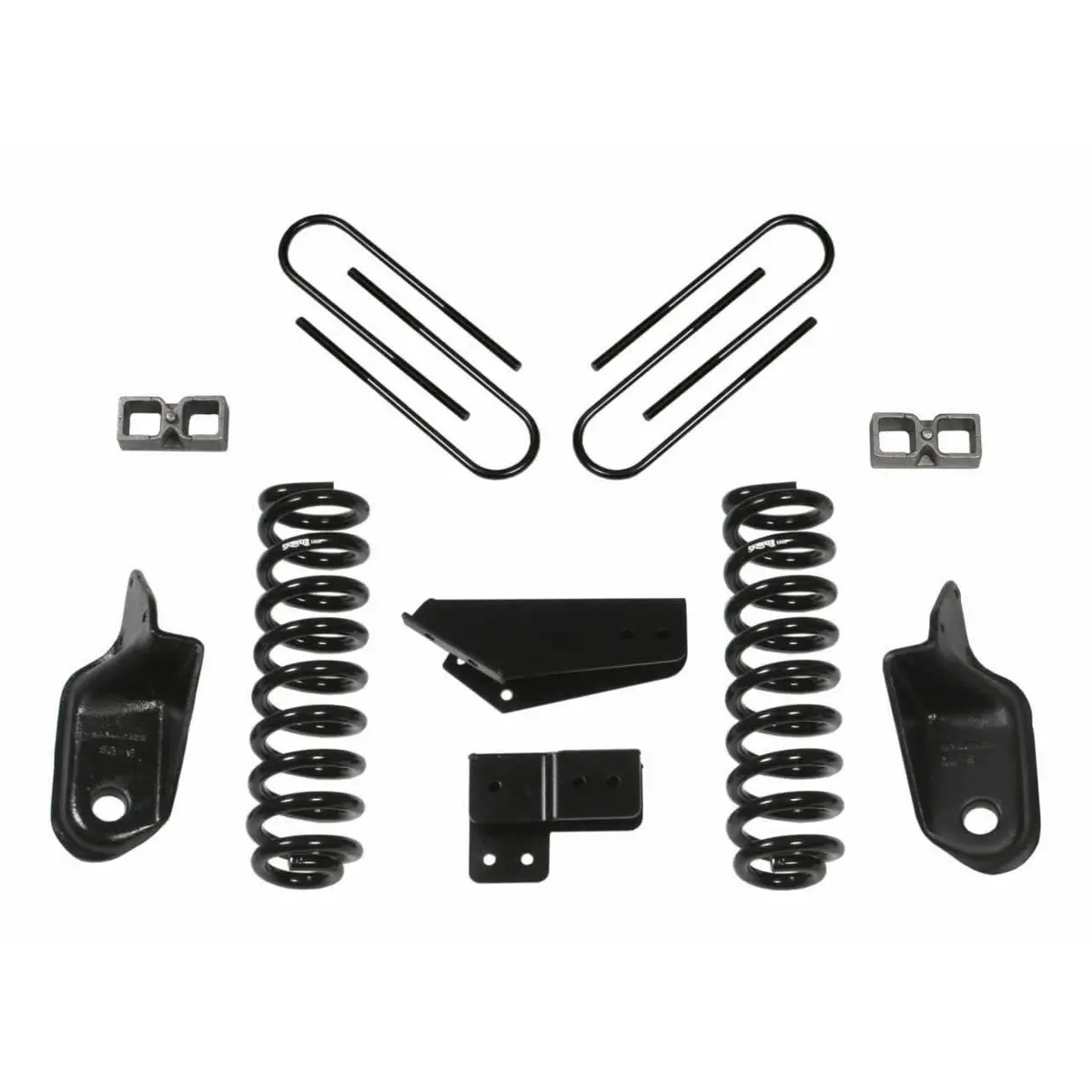 F-250/F-350 Lift Kit 4 Inch Lift 80-96 F-250/F-350 Includes Front Coil Springs Hinge Brackets Rear U Bolt Kit Rear Block Skyjacker 1