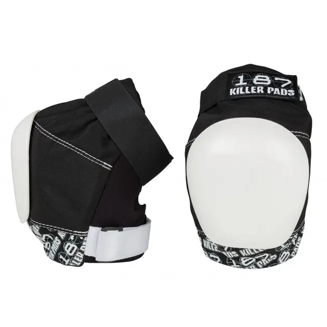 187 Killer Pro Knee Pads - Black/White 1