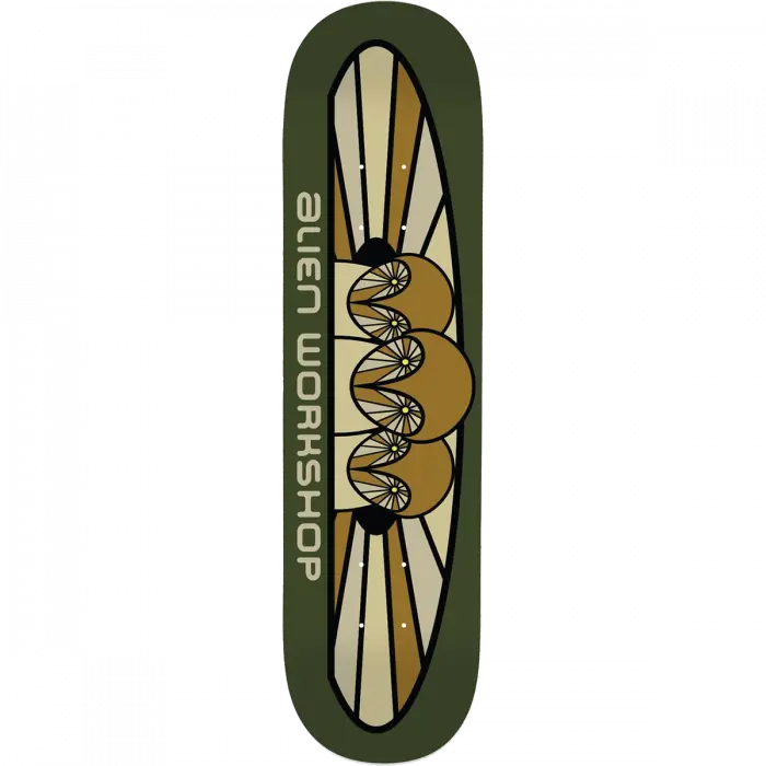 Alien Workshop Owlien 8.12" Green Skateboard Deck 1