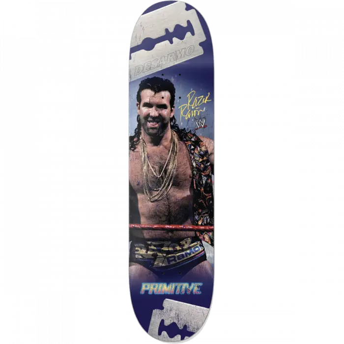 Primitive Wwe Desarmo Razor 8.12" Skateboard Deck 1