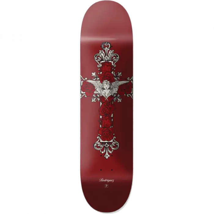 Primitive Rodriguez Treasure 8.25" Red Skateboard Deck 1