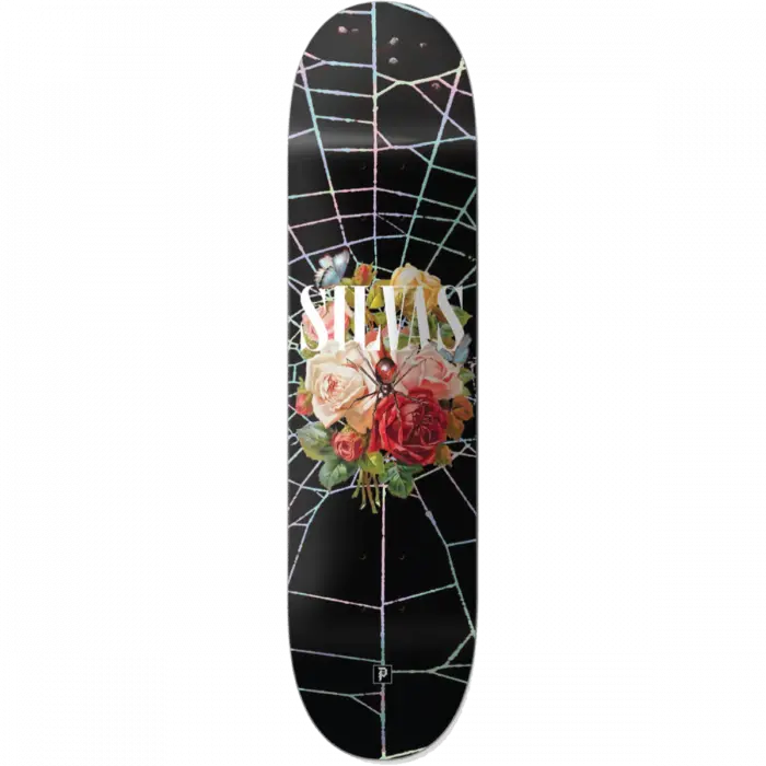 Primitive Silvas Ashbury 8.125" Black Skateboard Deck 1