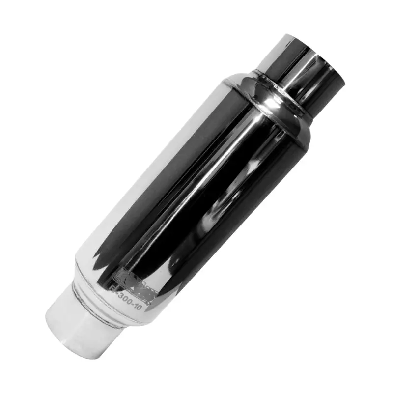 Kooks Universal 3.5 In Round Muffler 10In Long. Pol Ss (Stafford Spec Muffler) 1