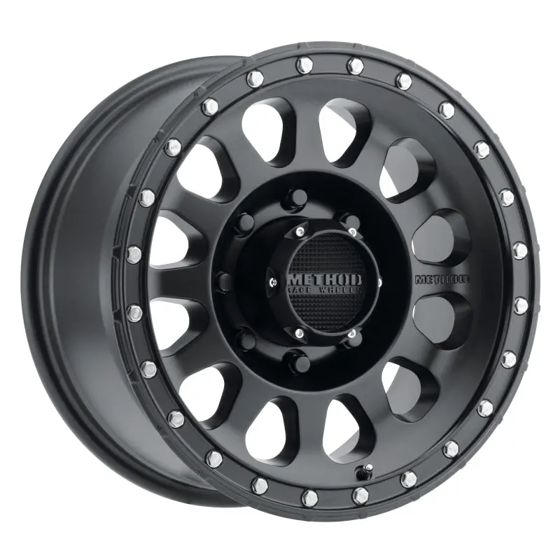 Method Mr315 17X8.5 0Mm Offset 8X6.5 130.81Mm Cb Matte Black Wheel 1