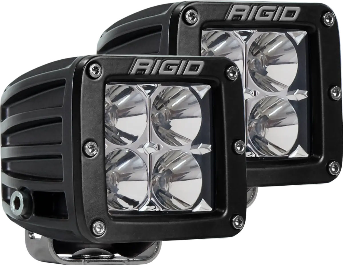 Flood Surface Mount Black Pair D-Series Pro Rigid Industries 1
