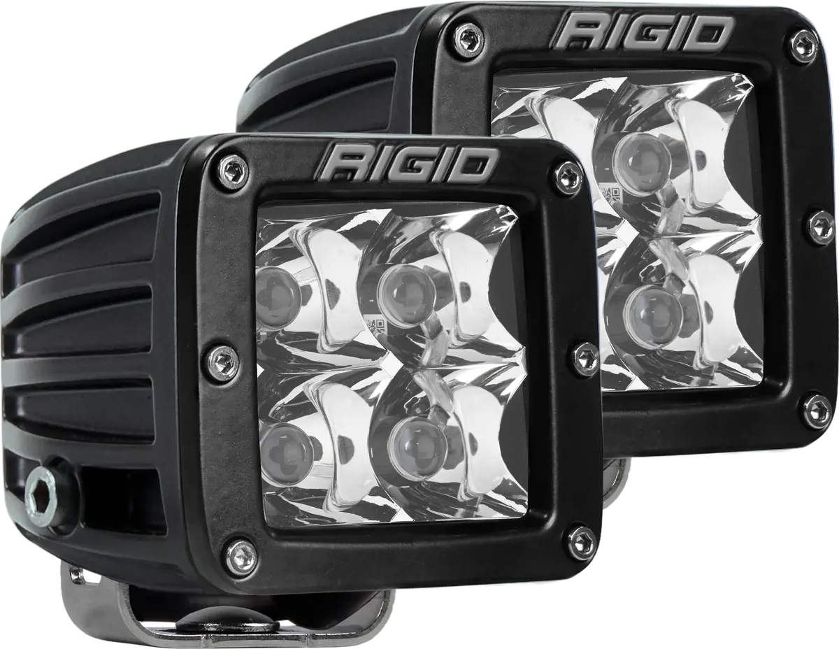 Spot Surface Mount Black Pair D-Series Pro Rigid Industries 1