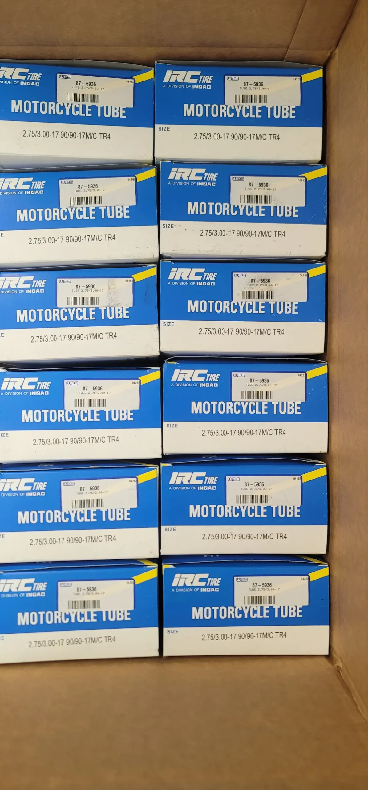 Irc Onyx Tube 2.75/3.00-17 90/90-17M/C Tr4 1