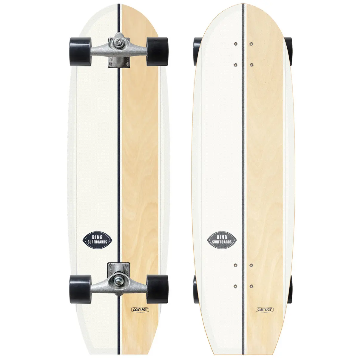 Carver X Bing Continental Surfskate 37" Longboard With Cx Raw Trucks 1