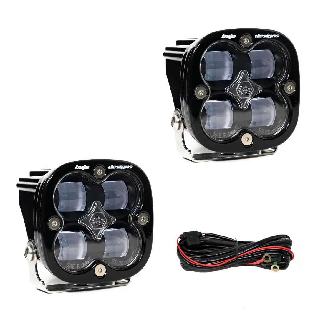 Squadron Sae Pair Led Spot Clear Baja Designs 1