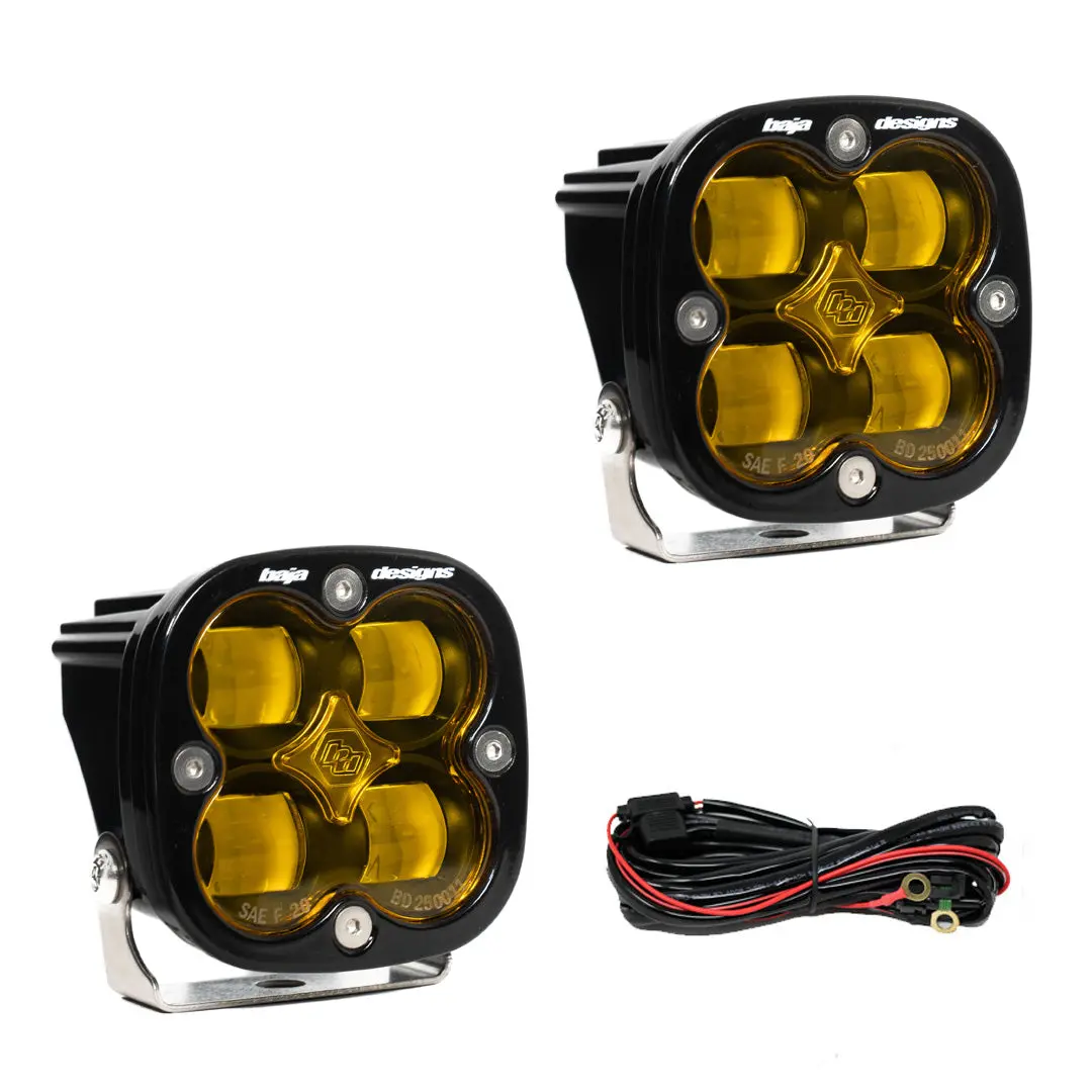 Squadron Sae Pair Led Spot Amber Baja Designs 1