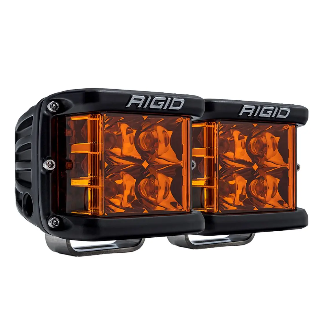 D-Ss Spot With Amber Pro Lens Pair Rigid Industries 1
