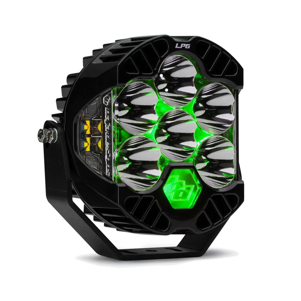 Lp6 Pro Led Auxiliary Light Pod Light Pattern Driving/Combo Green Backlight Baja Designs 1