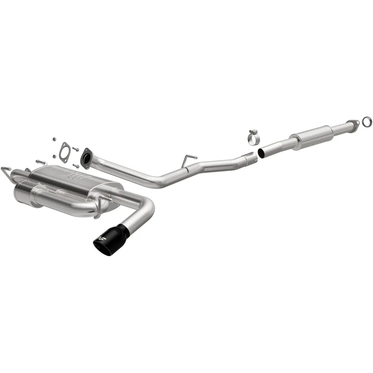 Magnaflow Overland Series Black Chrome Cat-Back System 1