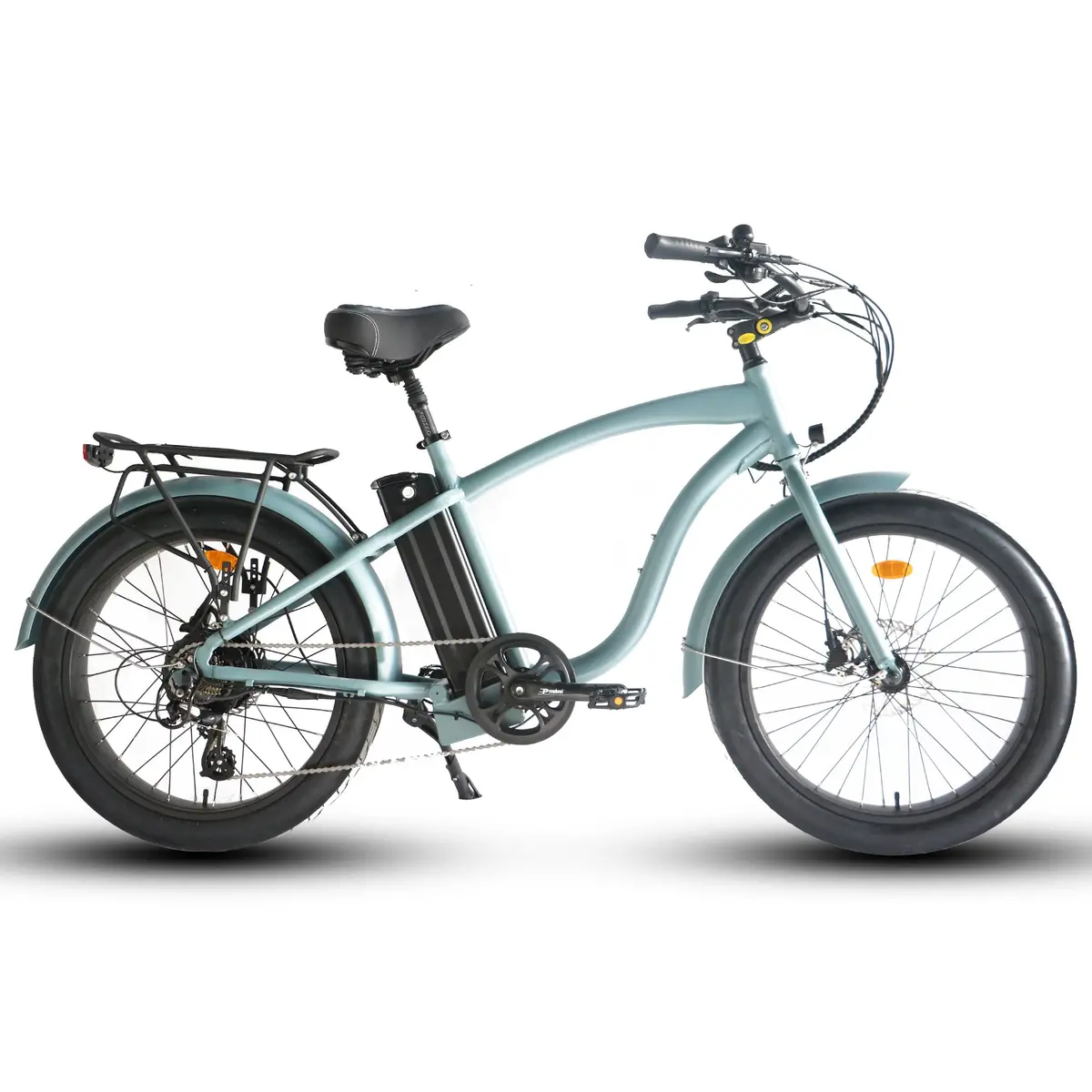 Coastal Cruisers Step Over 24X3 - 52V Beach Cruiser Electric Bike 1