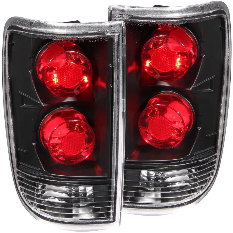 Anzo 1995-2005 Chevrolet Blazer Taillights Dark Smoke 1