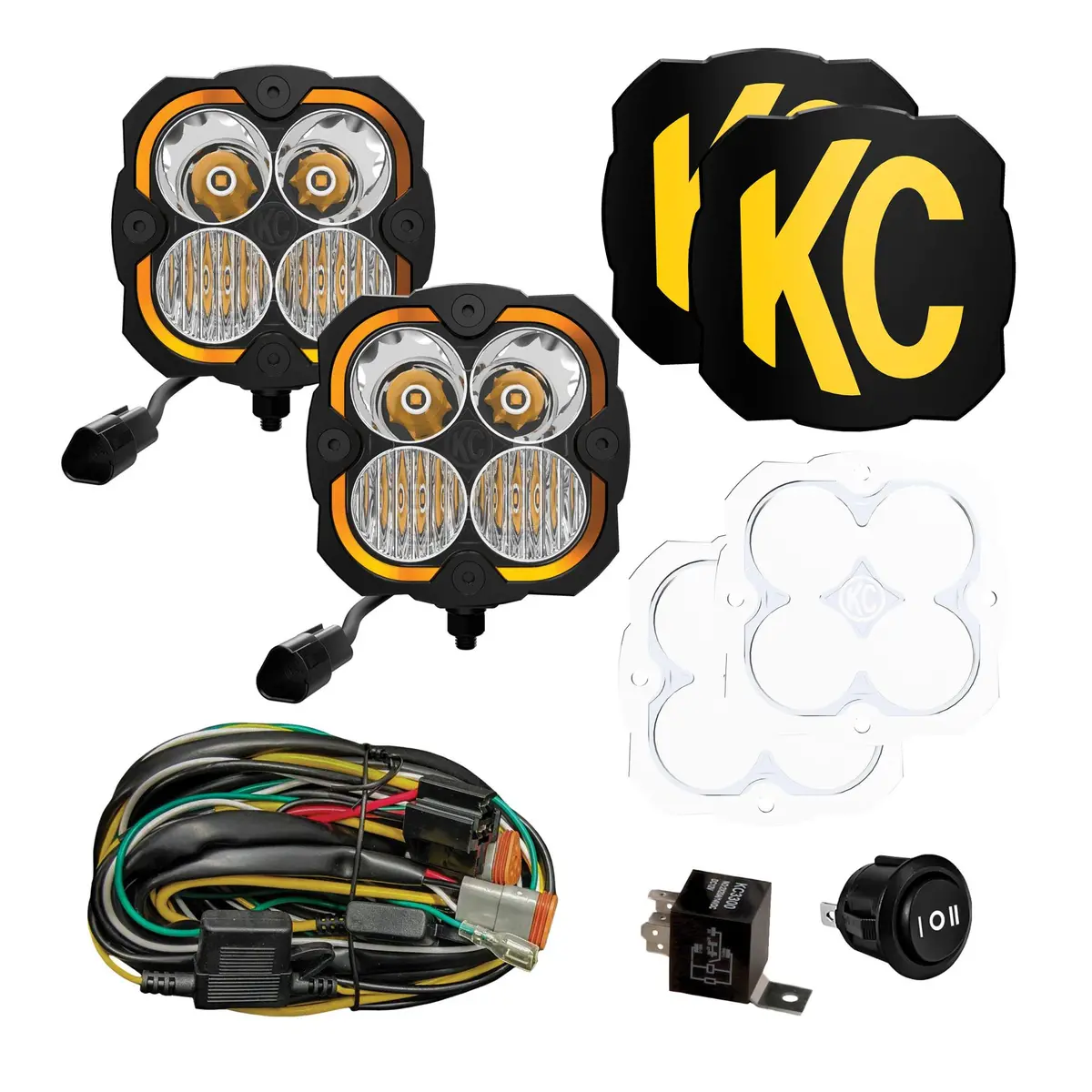 Kc Flex Era 4 Led 5In 2-Light System Master Kit 1