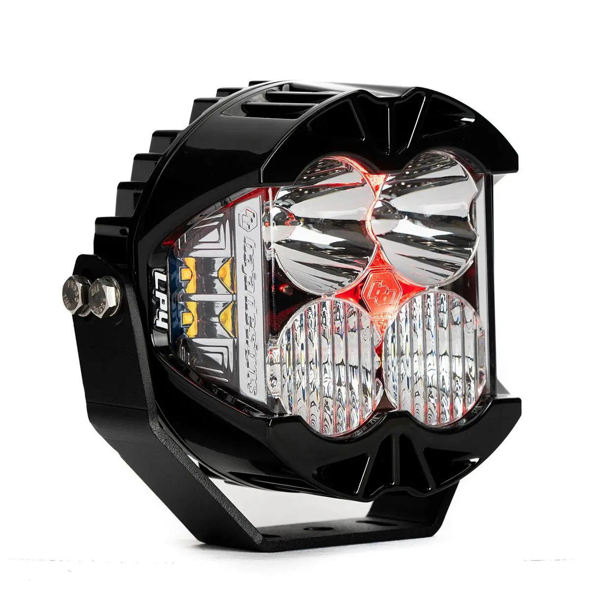 Lp4 Pro Led Auxiliary Light Pod Light Pattern Driving/Combo Red Backlight Baja Designs 1