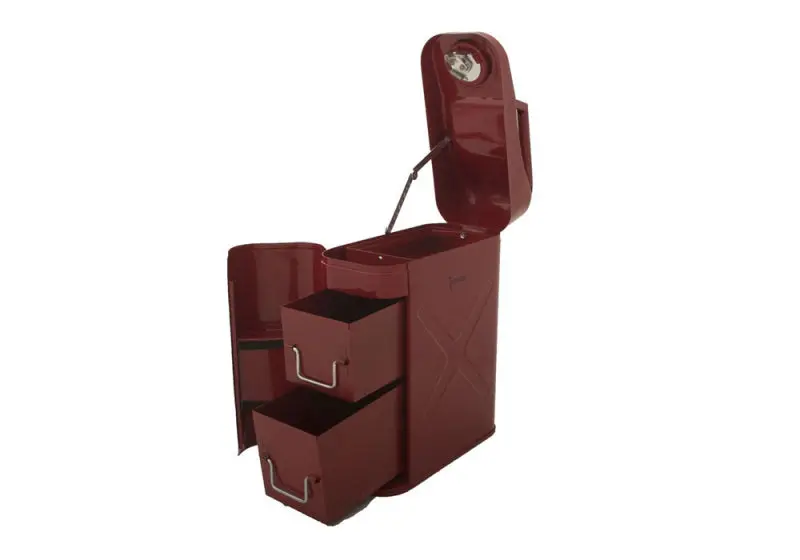 Rampage 1999-2019 Universal Trail Can Utility/Tool Box - Red 1