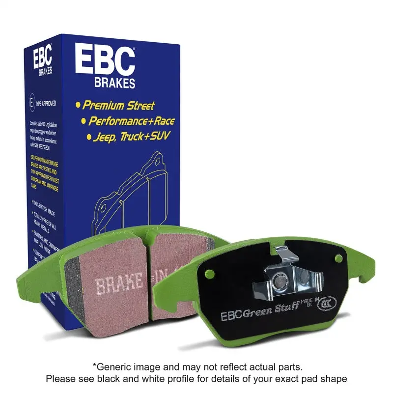 Ebc 2020+ Ram 2500 Hd 6.4L Greenstuff Rear Brake Pads 1