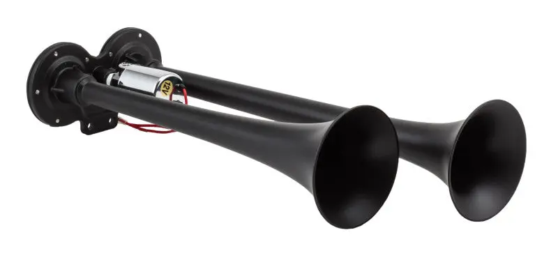 Kleinn Black Dual Horn/ 15In/12.25In - Xcr2.0 Coated Zinc Alloy 1