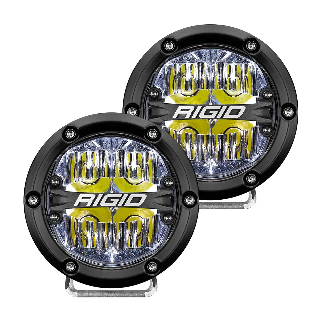 360-Series 4 Inch Led  Off-Road  Drive Beam White Backlight Pair Rigid Industries 1